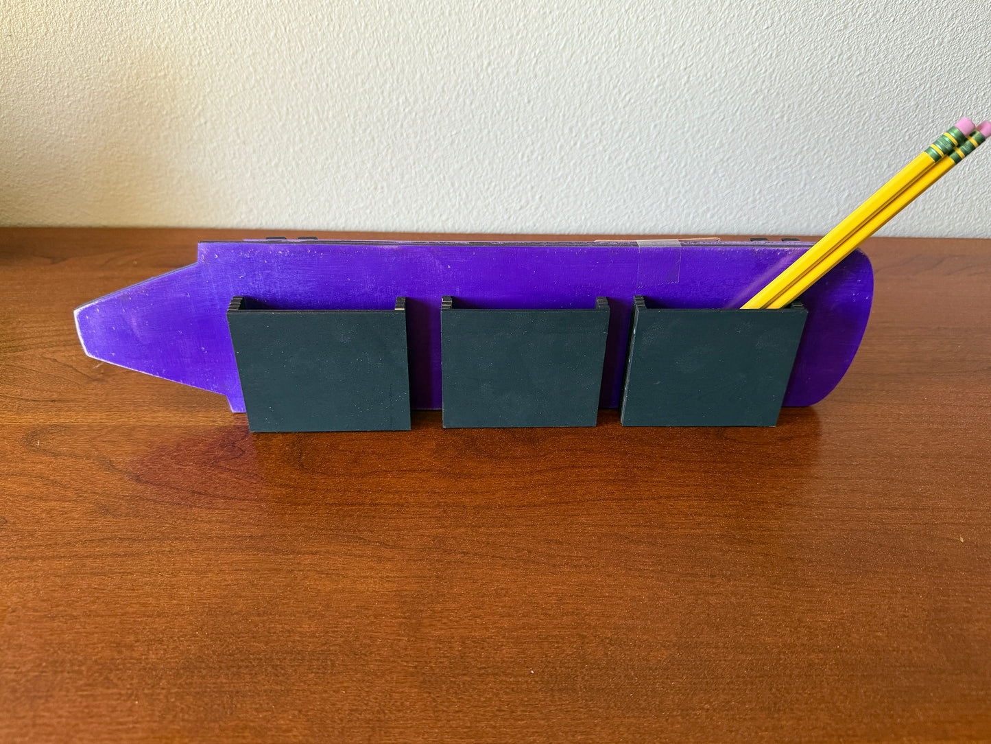 Crayon-Shaped Pencil Holder – Fun Colorful Desk Organizer