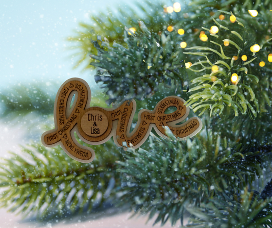 1st Christmas Love- White