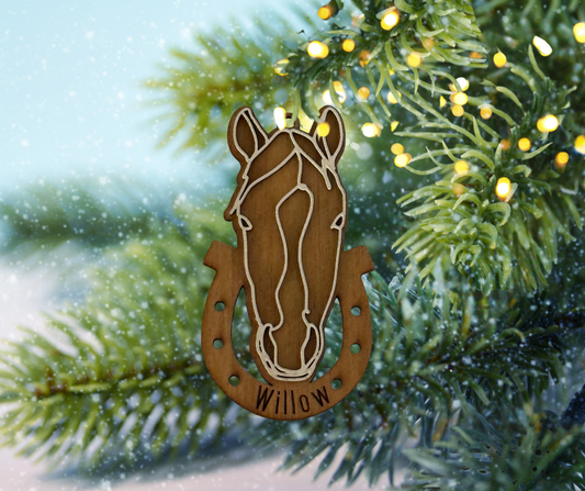 Horse Outline Ornament