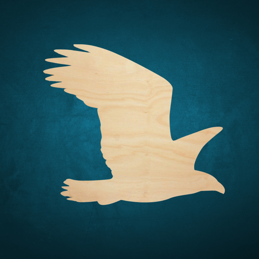 Eagle Cutout, Unfinished wood