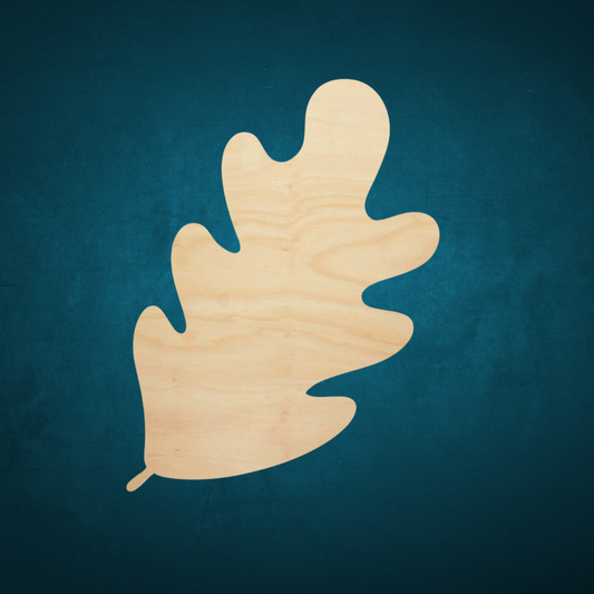 Oak Leaf Cutout, Unfinished wood