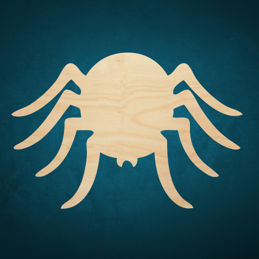 Spider Cutout, Unfinished wood