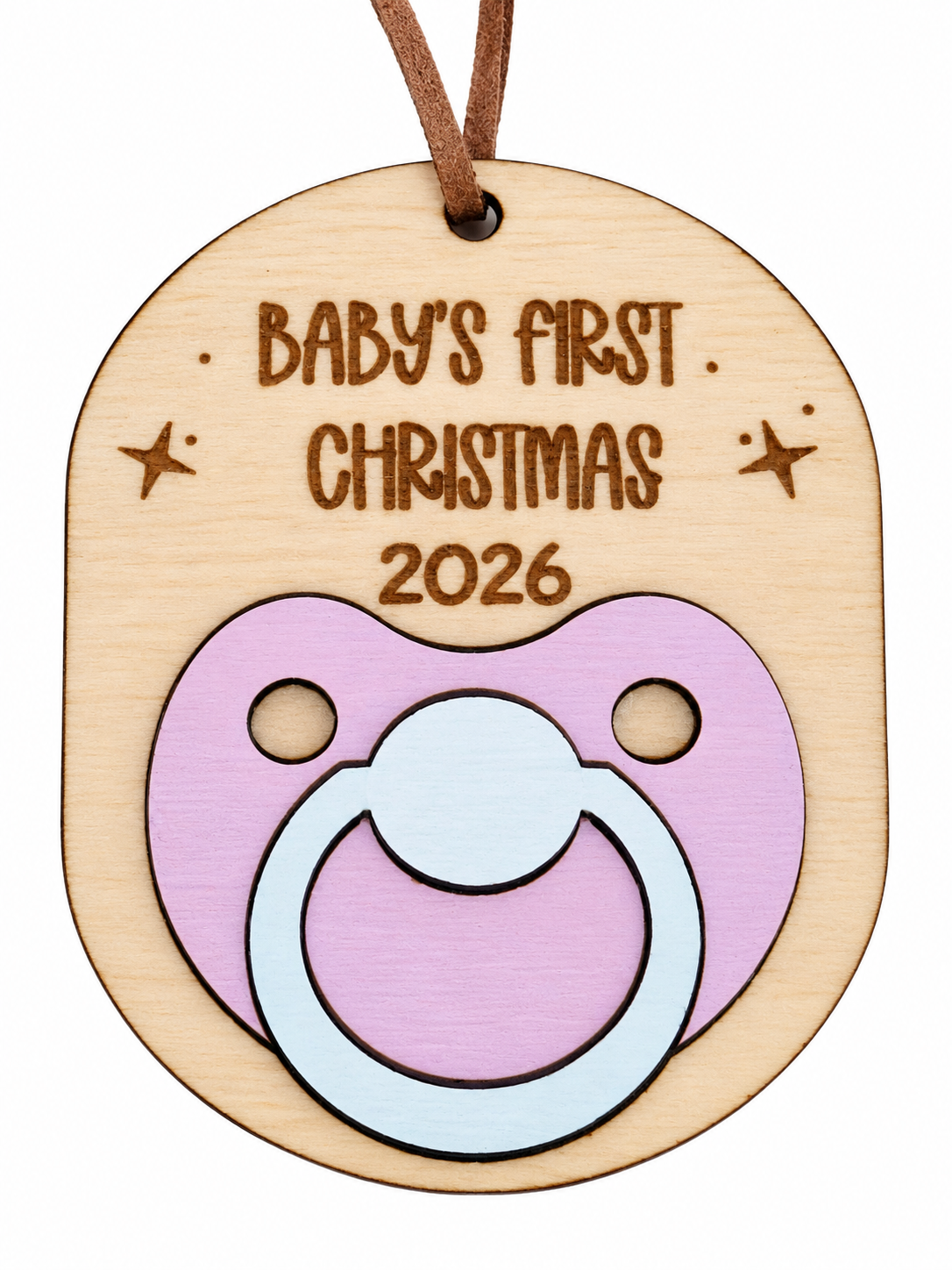 Baby's First Christmas Pacifier Ornament