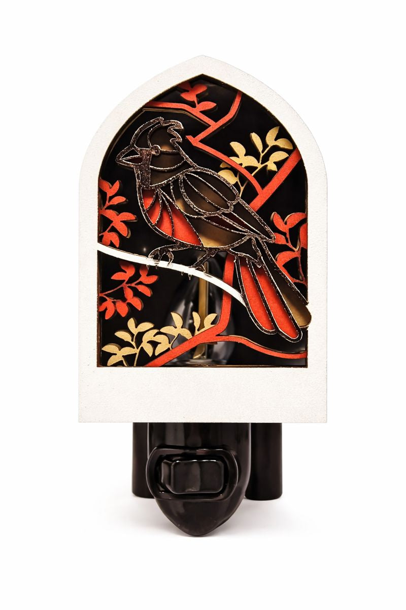 Cardinal Night Light - Wooden LED Night Light