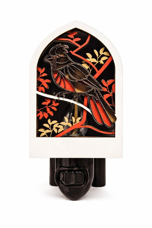 Cardinal Night Light - Wooden LED Night Light