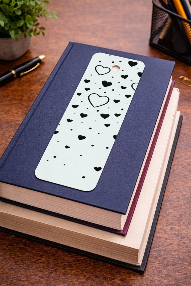 Love Confetti Bookmark